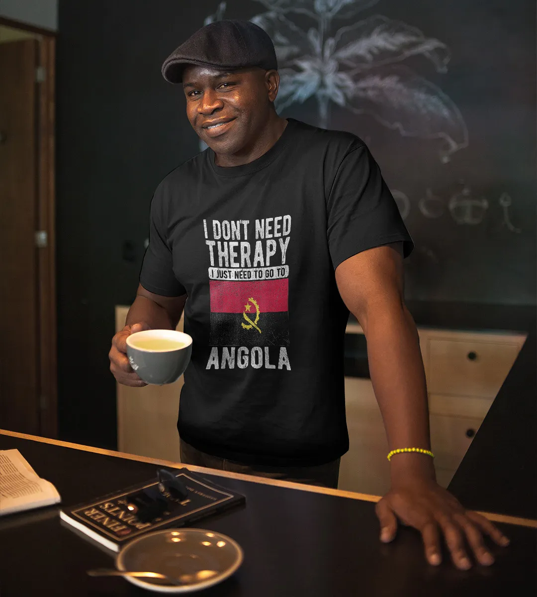 1sttheworld T-Shirt - I Don't Need Therapy I Just Need To Go To Angola T-Shirt Black A35