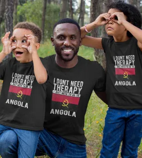 1sttheworld T-Shirt - I Don't Need Therapy I Just Need To Go To Angola T-Shirt Black A35