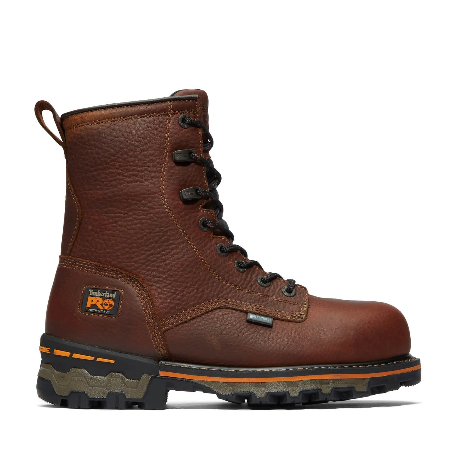 8 In Boondock Composite-Toe Waterproof Medium Brown