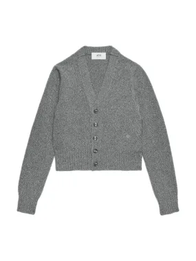 ami Paris Tonal Ami De Coeur Cardigan HKC127.005