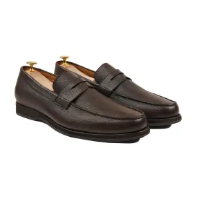 ASADOR - DARK BROWN PEBBLE GRAIN LOAFER