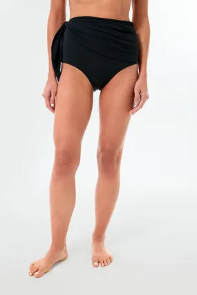 Black Bella Side Tie Bottom