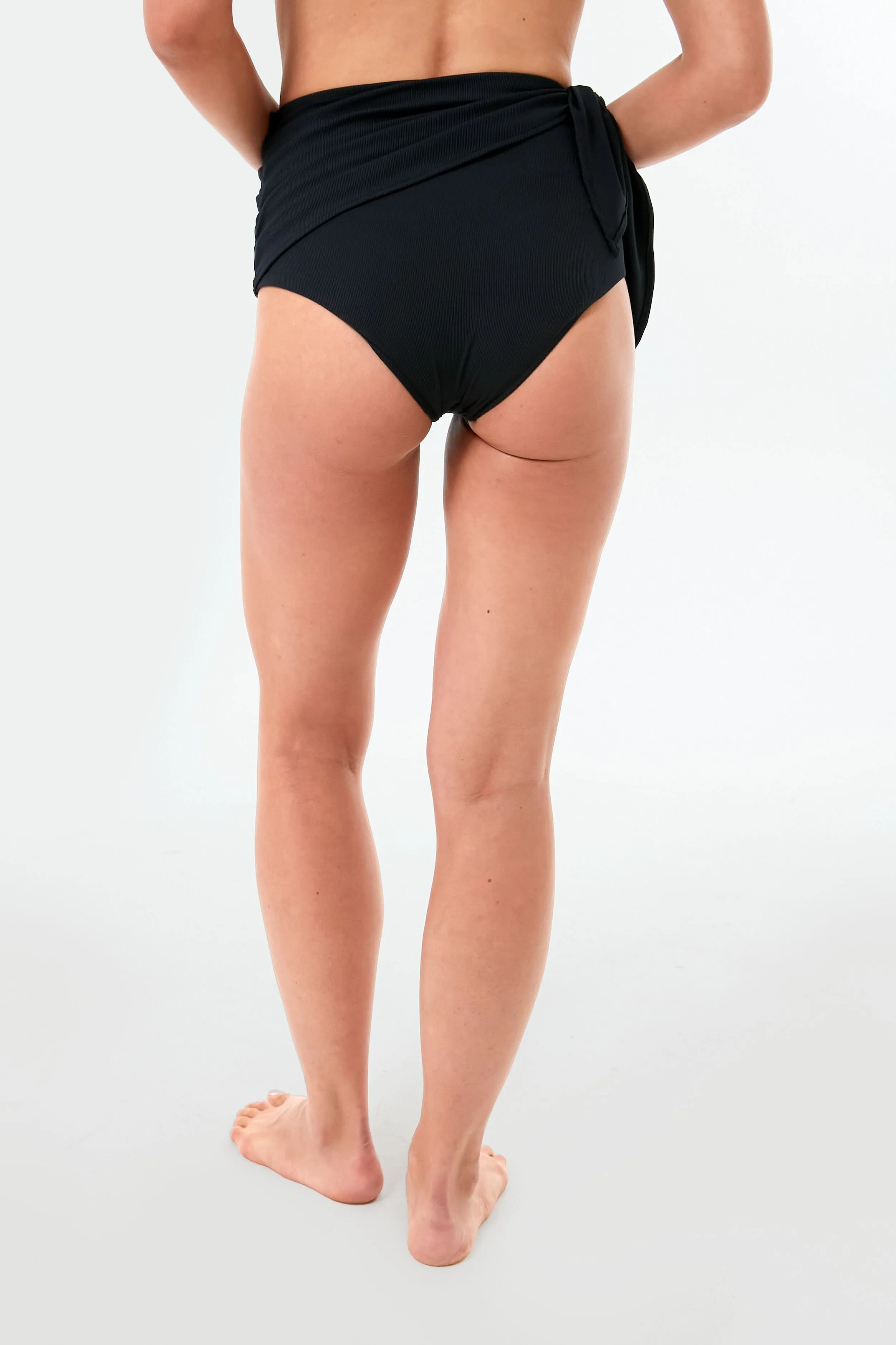 Black Bella Side Tie Bottom