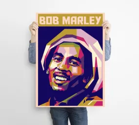 Bob Marley Custom Poster, Bob Marley Canvas Rolls, Custom Music Canvas, Home decor, Wall Hanging, Singer Canvas Rolls