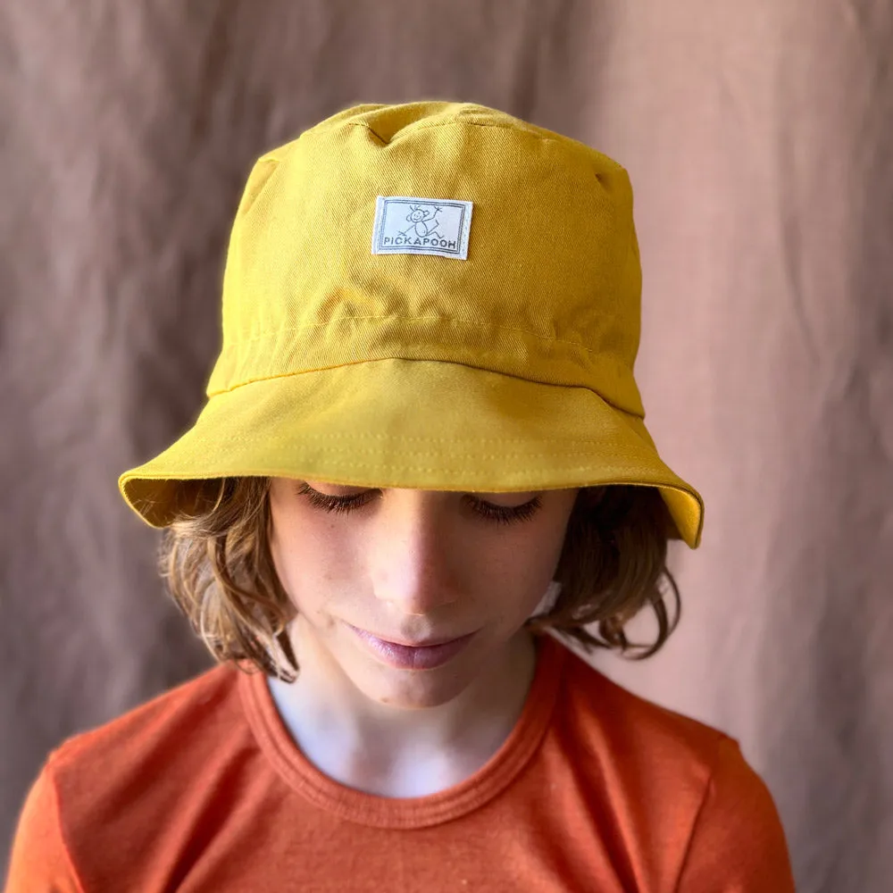 Bucket Hat in 100% Organic Cotton - UV60  (9m-8y )