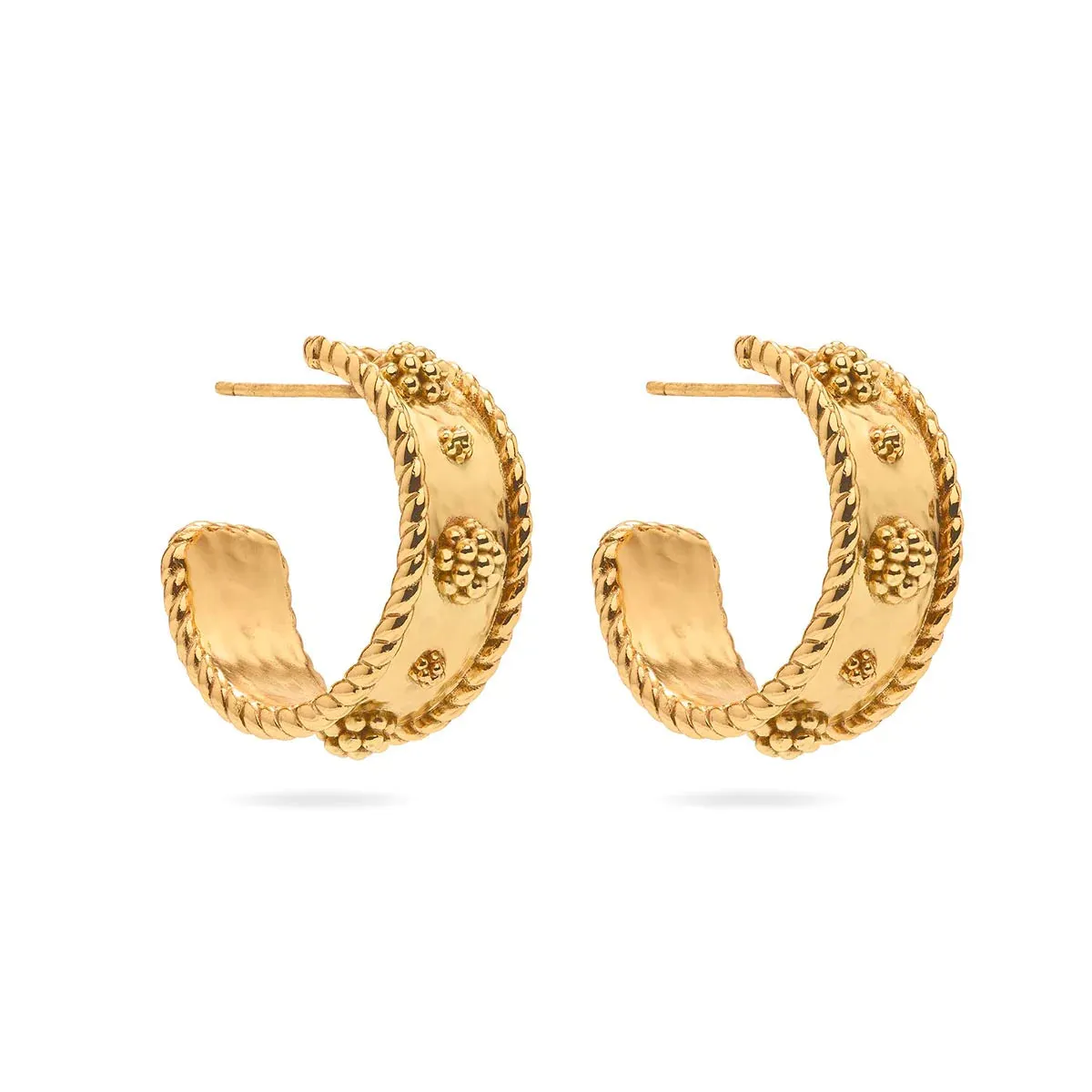 Capucine de Wulf Berry Classic Small Hoop Earrings - Gold