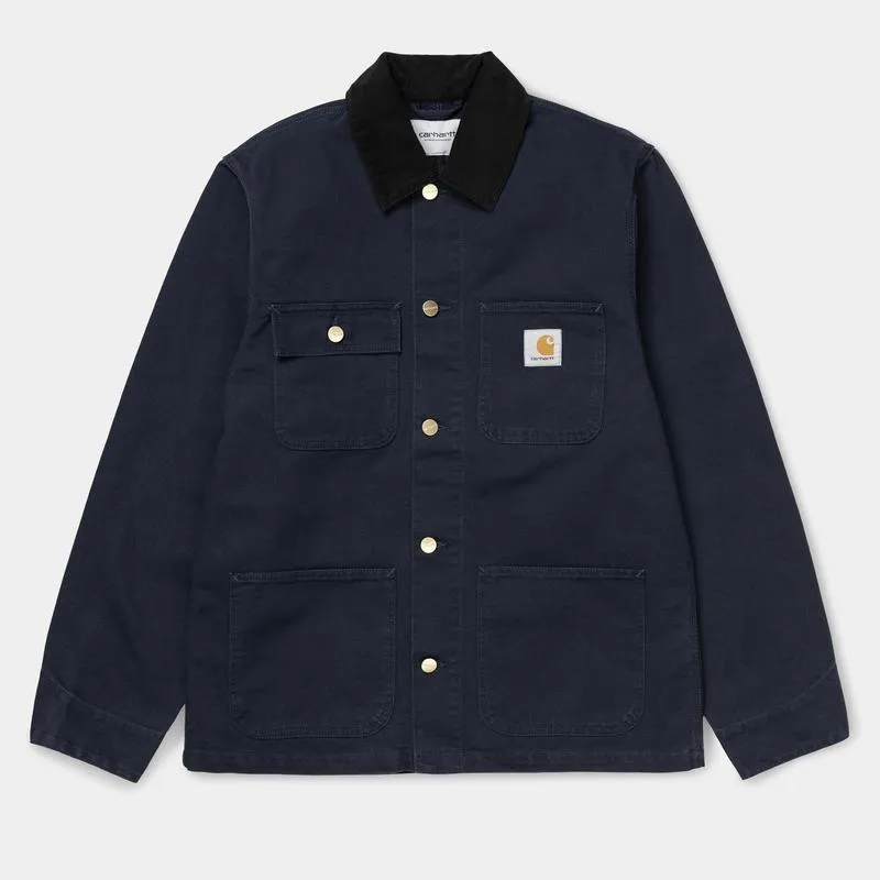 Carhartt Michigan Coat Dark Navy Rinsed