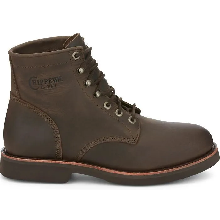 Chippewa Men's Classic  2.0 6 Lace Up Work Boot -Brown- NC2065