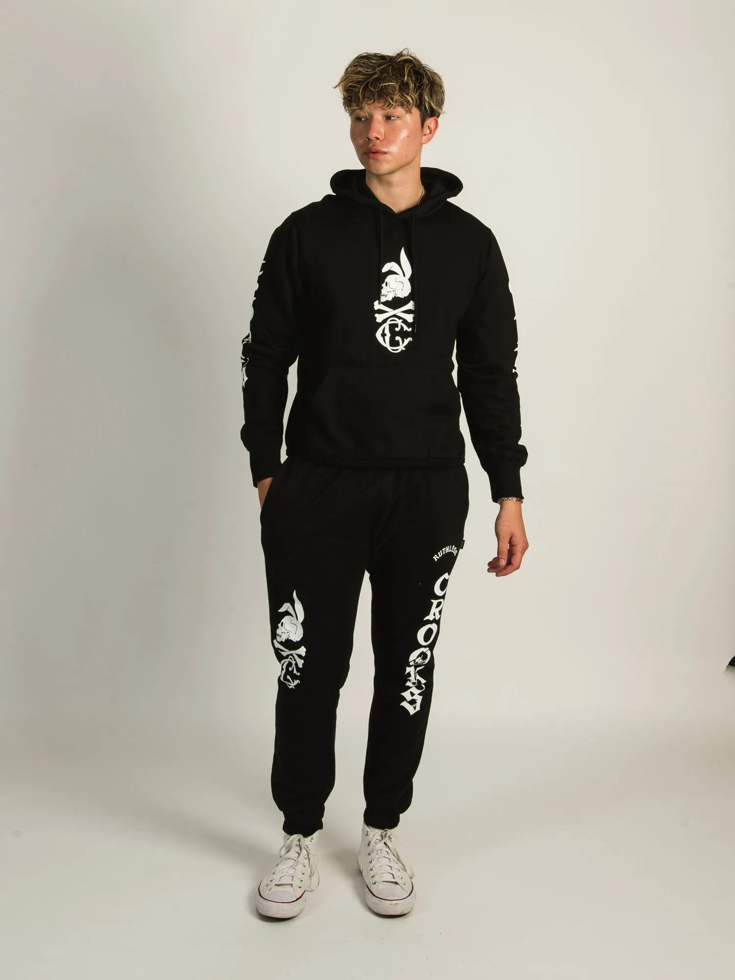 CROOKS & CASTLES CROOKS SKULL BUNNY CROSS JGGR