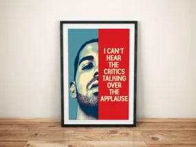 Drake Custom Poster, Drake Canvas Rolls, Custom Music Canvas, Home decor, Wall Hanging, Rapper Canvas Rolls