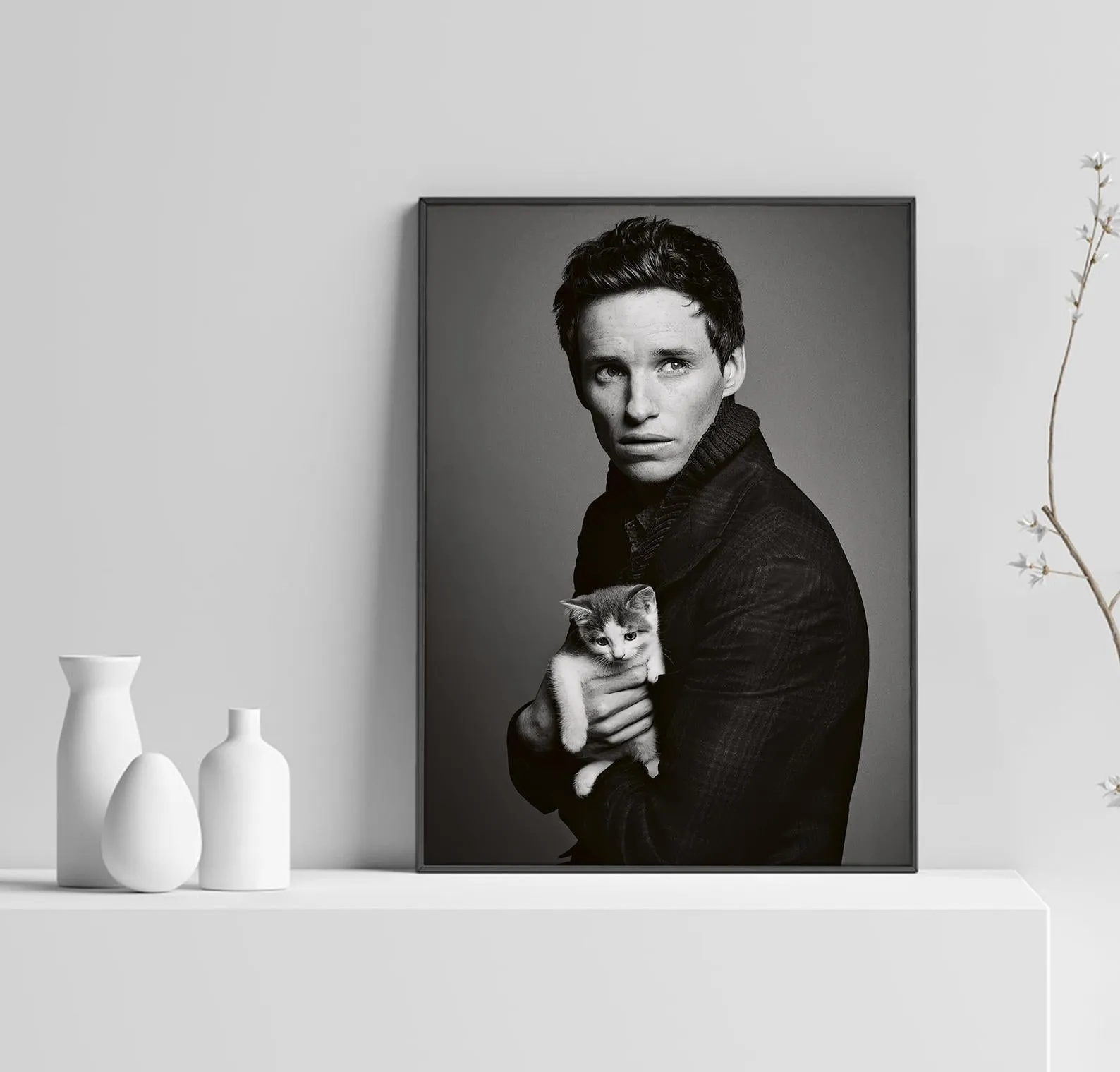 Eddie Redmayne Poster, Harry Potter Art, Newt Scamander Art, Home Decor, Custom Poster, Canvas Poster, Rolled Canvas, Home Decoration