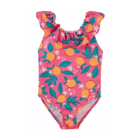 Frugi Amelia Swimsuit - Orange Blossom