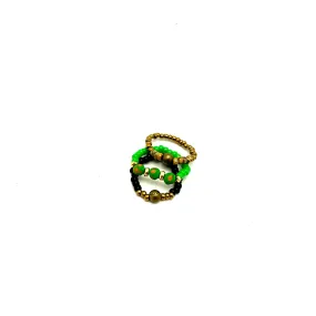 Go Green Stacker Rings- Set of 3