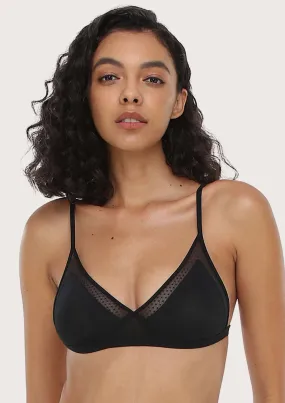 HSIA Polka Dots Triangle Wireless Bralette