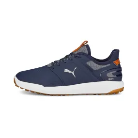 IGNITE ELEVATE Spikeless Golf Shoes | Puma Navy / Puma Silver