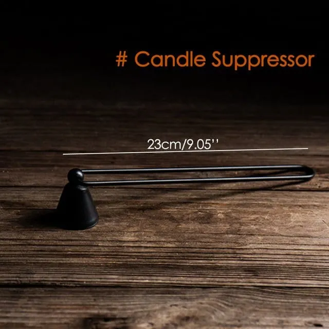 Iron Handle Candlestick