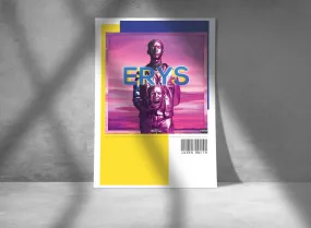 Jaden Smith Erys Poster, Custom Music Print, Music Poster, Custom Poster, Home Decor, Wall Hangings, Actor And Rapper Jaden Smith