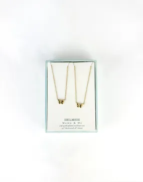 Mama & Me Butterfly Necklace Set