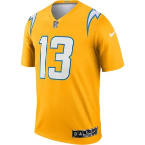 Men's Keenan Allen Nike Chargers Inverted Legend Jersey - Gold