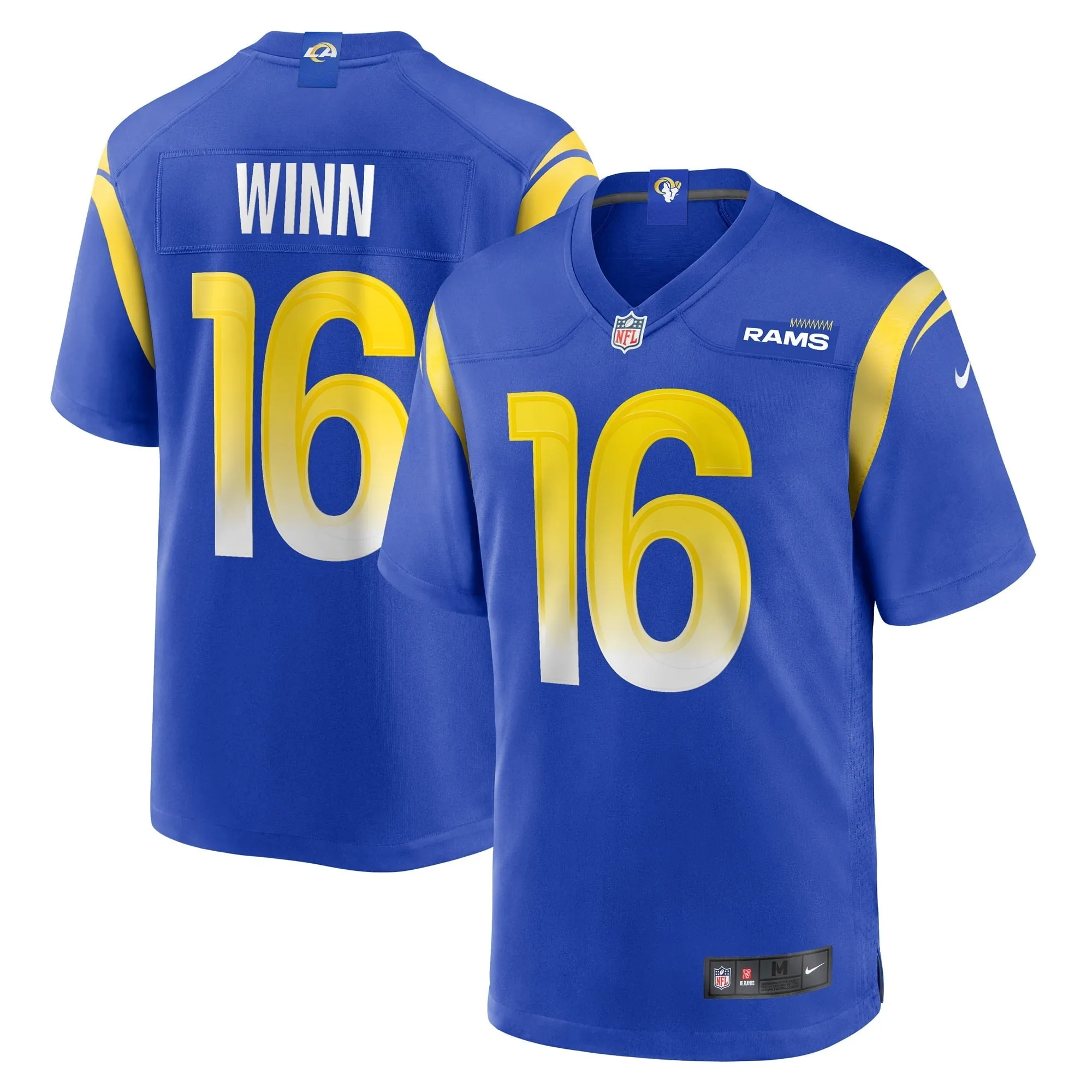 Men's Nike Dresser Winn Royal Los Angeles Rams Home Game Jersey