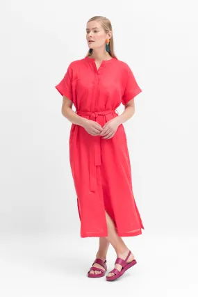 Mies Linen Shirt Dress