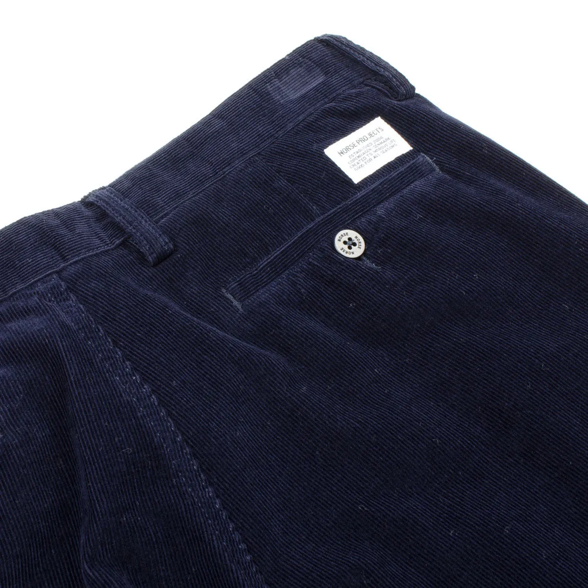 Norse Projects - Aros Slim Corduroy Trousers - Navy