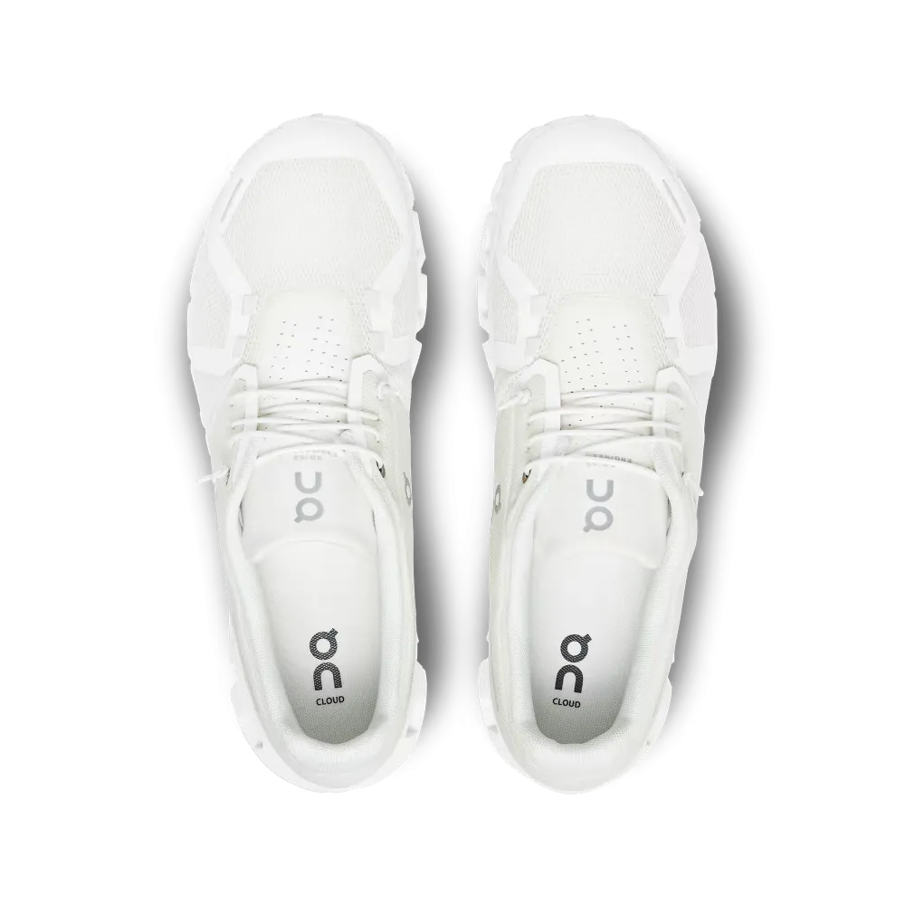 On Running Men's Cloud 5 Shoes - Undyed White / White