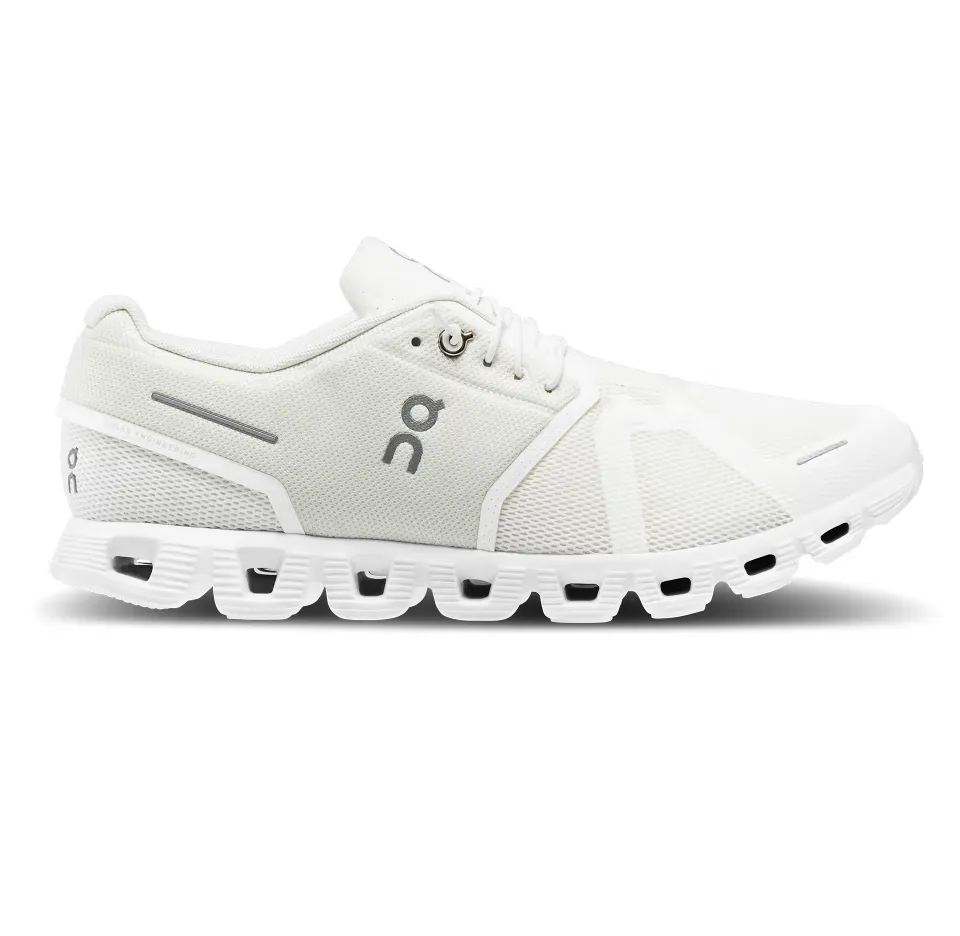 On Running Men's Cloud 5 Shoes - Undyed White / White