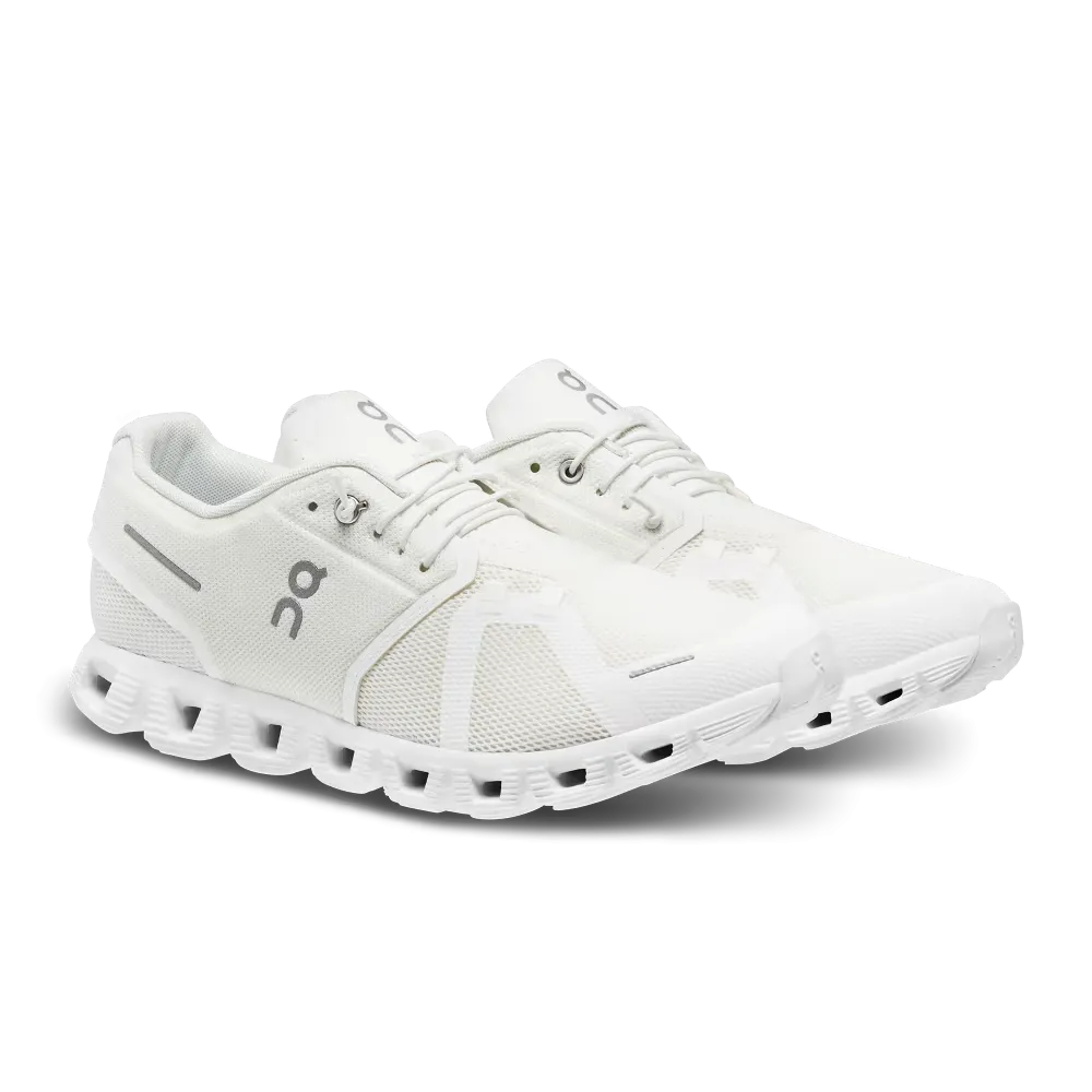 On Running Men's Cloud 5 Shoes - Undyed White / White