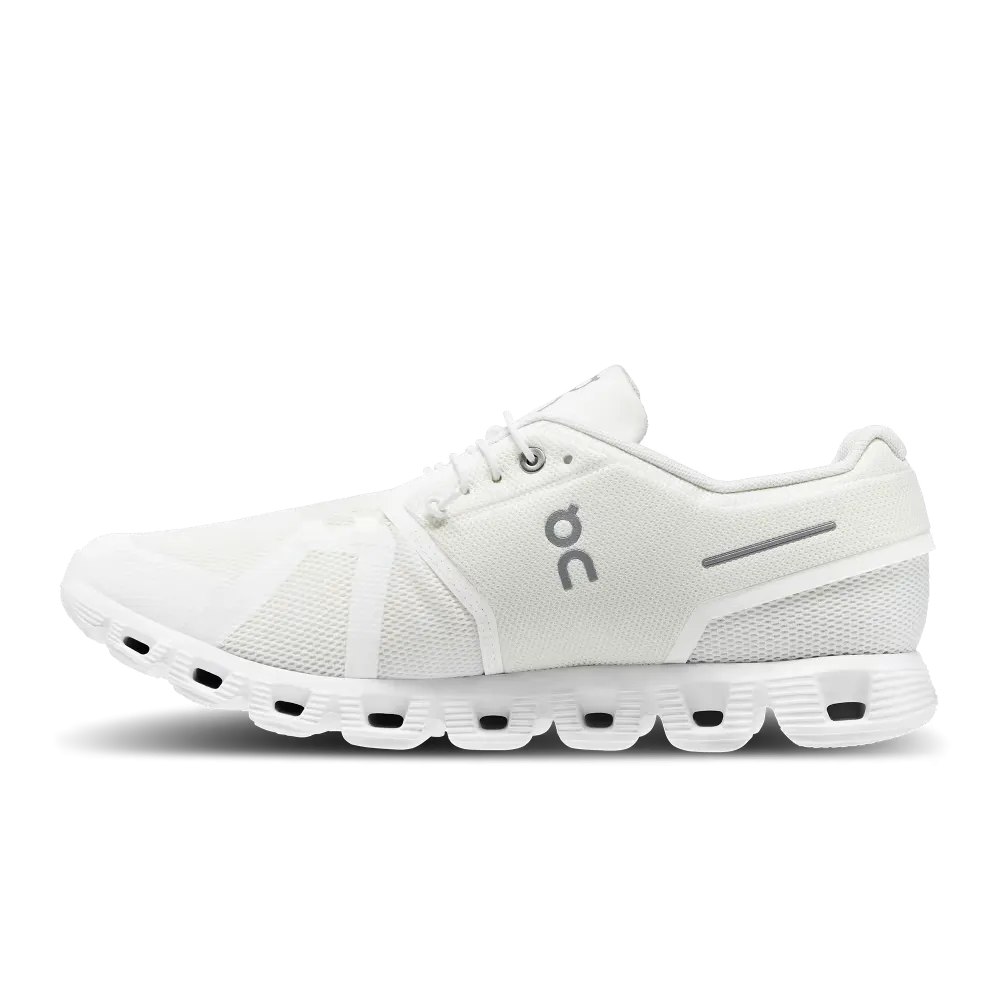 On Running Men's Cloud 5 Shoes - Undyed White / White