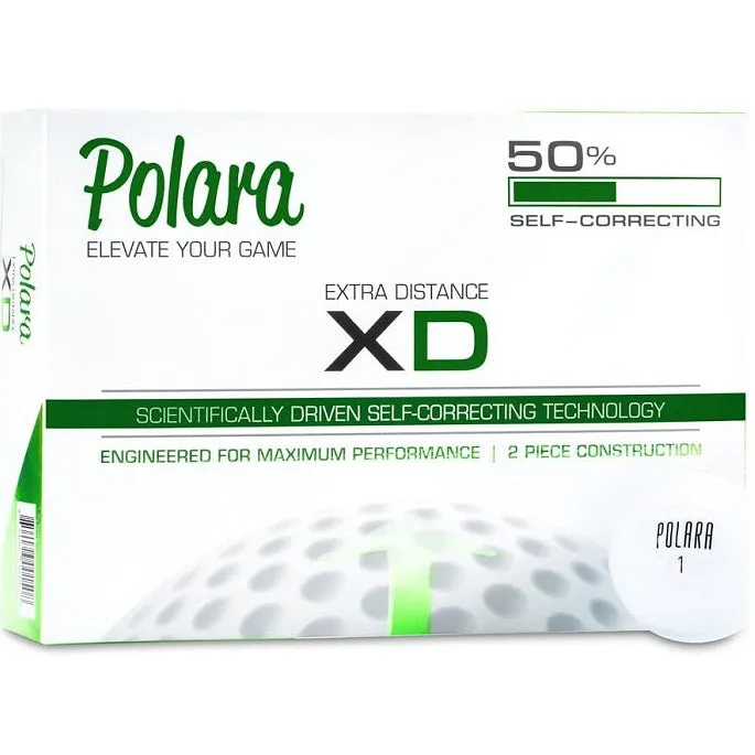 Polara XD - Extra Distance - 50% Self Correcting Golf Balls