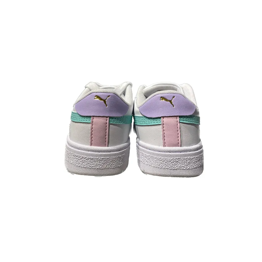 PUMA SNEAKERS 392005 02 CA PRO BLOCK PS BIANCO-VIOLA-MENTA