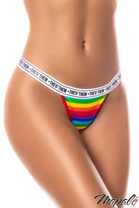 Rainbow Thong (They/Them)