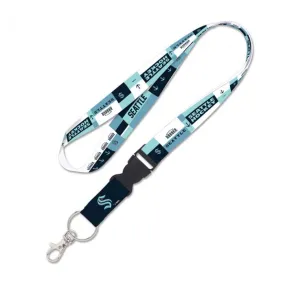 SEATTLE KRAKEN LANYARD W/DETACHABLE BUCKLE 1