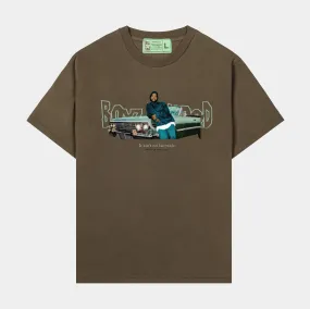 SP x Boyz N The Hood Stop The Violence Mens Short Sleeve Shirt (Brown/Sage)