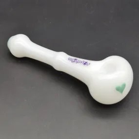 Sqwash Glass Simple Heart Hand Pipe