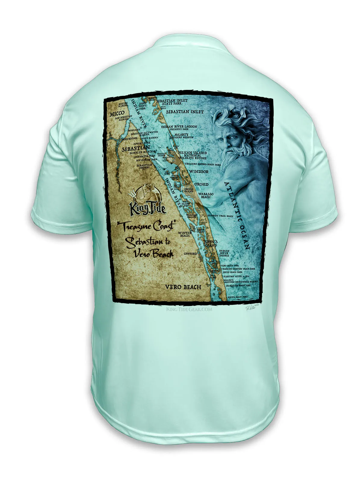 Vero - Sebastian, FL / King Tide Classic SS Chart Shirt