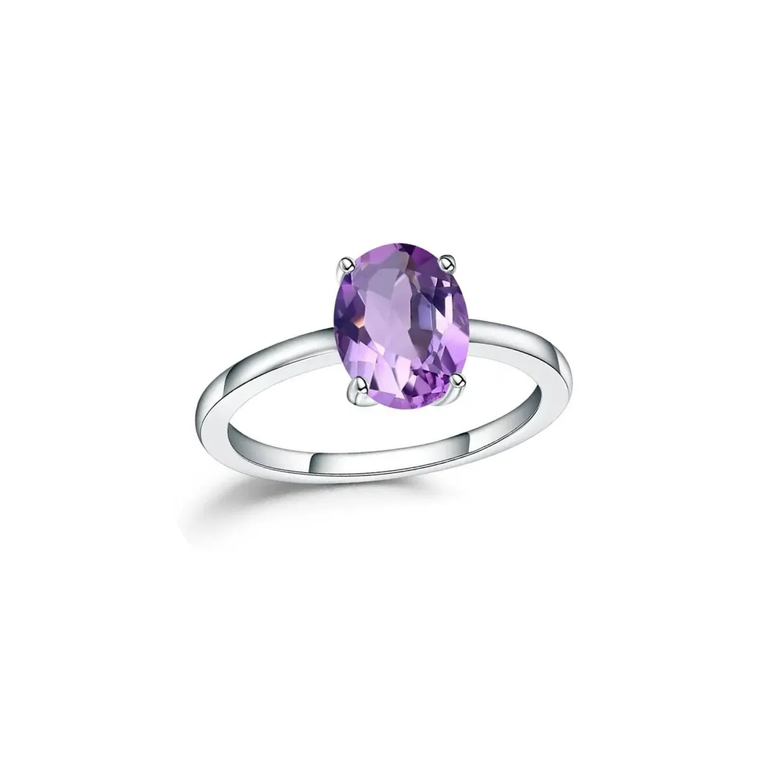 ZINA AMETHYST RING